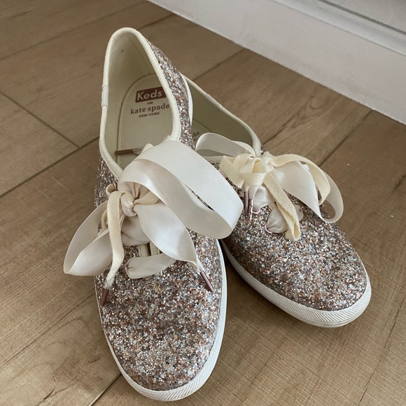 Shoes - Kate spade x Keds glitter shoes
